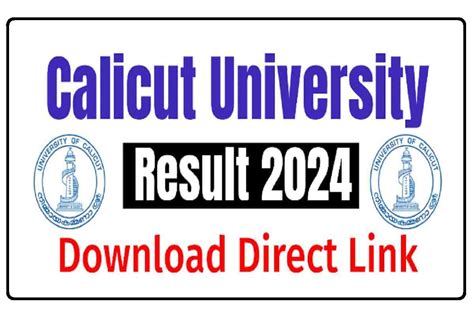 online result calicut university